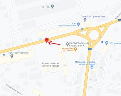 Billboard  in Kropyvnytskyi (Kirovograd), 3x6  Malanuka st., 4 scheme