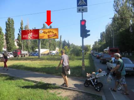 Billboard A in Odessa, 3x6  Nebesnoi Sotni av. (kol. Zukova av.), 4V, rozdil'nik, v centr, prava Photo 2