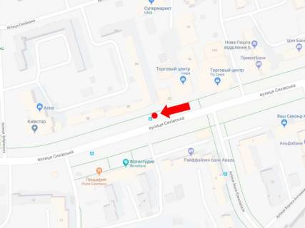 Citylight  in Lviv, 1.8x1.2  Sihivs'ka st., 20, zup. "Kavaleridze", bila TC "Sihiv", v storonu st. Cervonoi Kalini scheme