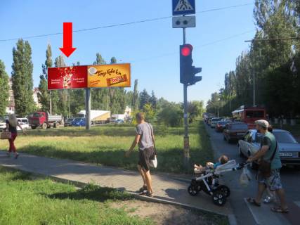 Billboard A in Odessa, 3x6  Nebesnoi Sotni av. (kol. Zukova av.), 4V, rozdil'nik, v centr, liva Photo 1