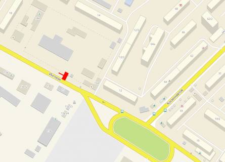 Billboard  in Odessa, 3x6  Inglezi st. (kolis. 25-Capaevs'koi divizii st.), 14B, z centru scheme