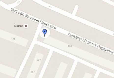 Billboard A in Bila Tserkva, 3х6  B-r. 50-ti rokiv Peremogi, bud. 169 (napramok v centr vid parku "Oleksandria", verhnij) poklejka z viski scheme