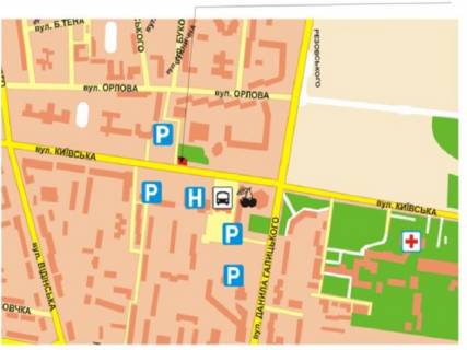 Prismatron, Prism A in Rivne Kiivs'ka st., 69 - 297665 scheme