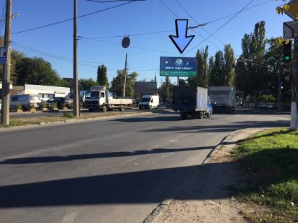 Billboard  in Odessa, 3x6  Stusa st., zupinka "stancia Zastava II", z centru Photo 1