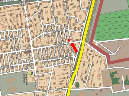 Billboard B in Odessa, 3x6  Il'fa ta Petrova st. / Levitana st., 147, v bik supermarketu <<Sil'po>> (flazok) scheme