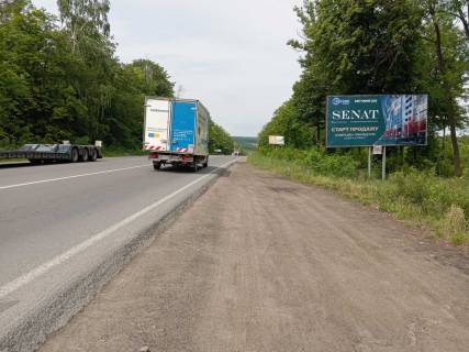 Billboard A in Ugriniv (Ivano-Frankivsk region), 3x6  Kalus'ke sose, 170 m do Ob'izdovoi st. Photo 1