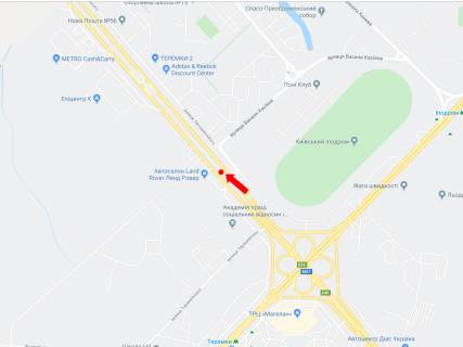 Prismatron, Prism A in Kyiv, 3x6  Kil'ceva doroga - st. Kasiana, rozdil'nik, TRC "Respublika", v storonu supermarketu "Epicentr", av. Peremogi - 394008 scheme