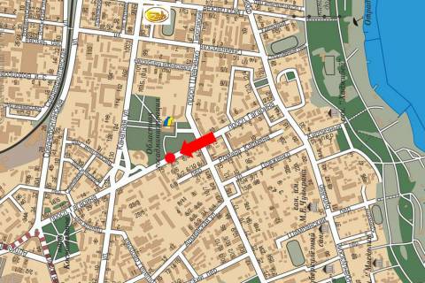 Citylight A in Odessa, 1.8x1.2  Gagarina av. / Sevcenka av., rozdil'nik, No3, do Segeds'koi st. scheme