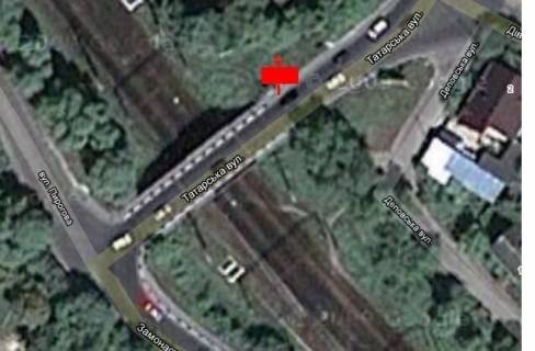 Billboard A in Ternopil, 3x6  Tatars'ka st., 24, pidjom na "gorbatij mist", pravoruc scheme