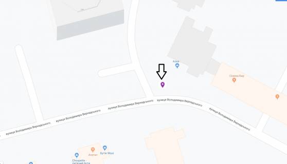 Scrolller, Scroll A in Dnipro (Dnipropetrovsk), 3.14х2.32  st. V. Vernads'kogo (Dzerzins'kogo) - st. Arh. Dol'nika (Saumana) - 169041 scheme