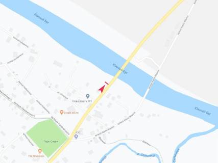 Billboard B in Ladizhin, 3x6  viizd z mista scheme