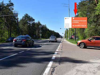 Billboard A in Kozin, 3x6  Stolicne sose st., bila zupinki "Tabir" Druzba ", v storonu Kieva Photo 1