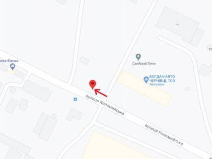 Billboard A in Chernivtsi Kolomyjskaa st., 2G, naprotiv ostanovki scheme