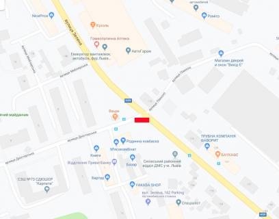 Scrolller, Scroll A in Lviv Zelena st. - Dnistrovs'ka st. - 377110 scheme