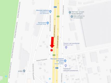 Video Billboard A in Kyiv, 3x6  Столичне шосе - Плещеєва вул., з центру - 584019 scheme