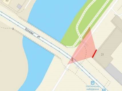 Video Billboard B in Kharkiv Koneva st., 21, prajs za rolik 10 sek, 1 vih / 4 hv z 7:00 do 23:00. Prorahunok insih konfiguracij utocnujte u menedzeriv - 380795 scheme