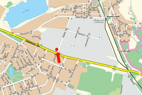 Billboard B in Sumi, 3x6  Harkivs'ka st. / Linijna st. (flazok) scheme