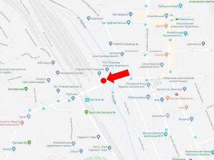Video Billboard A in Kyiv, 2.3x3.14  Fedorova st., 32 - st. Ams'ka, v storonu st. Protasov Ar, (rolik 10 sek, 1 vihid/1,5 hvilini) - 369745 scheme