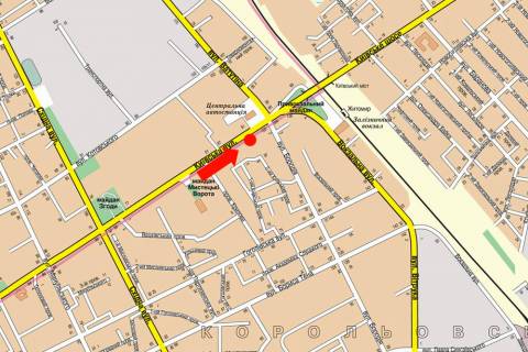 Citylight A in Zhytomyr, 1.8x1.2  Kiivs'ka st., 120, navproti avtovokzalu, bila lombardu "Skarbnica", na svitlofori scheme