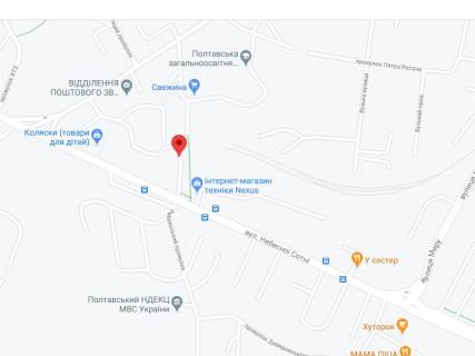Video Billboard A in Poltava Nebesnoi Sotni st., 61, apteka "Med Servis", NoH046, prajs za rolik 10 sek 1 vihid/5 hvilin, z 8:00-22:00. Rozrahunok dla insih parametriv translacii utocnujte u menedzera. - 301491 scheme