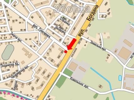 Prismatron, Prism  in Lviv, 3x6  Hmel'nic'kogo st. / Grincenka st., navproti TRC "VAM", supermarketu "Sil'po", v centr - 447137 scheme