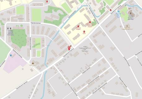 Billboard A in Nadvirna, 3х6  Grusevs'kogo  centr.rajonna likarna No1 st.A scheme