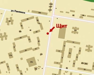 Billboard A in Krivy Rig, 3x6  5-j Zaricnij mkr., 22, TK "TERRA", u bik Elektrozavods'ka st. scheme