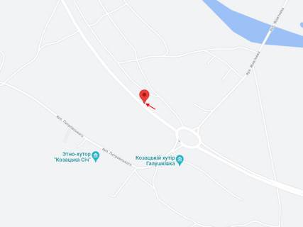 Billboard A in Greeks, 3x6  Автодорога Т-04-41, Дніпро-Решетилівка, розв'язка на с. Гречане, від м. Кам'янське scheme