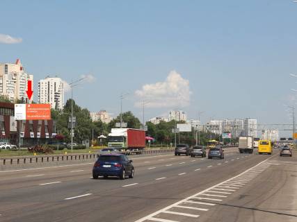 Billboard B in Kyiv, 3x6  Bazana av., 1L, bila TC "Park Plaza", miz st.m. "Poznaki" i "Osokorki", v storonu Harkivs'koi pl. Photo 1