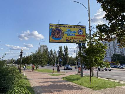 Billboard B in Kyiv, 3x6  Ivasuka av., 22, v bik Geroiv polku "Azov" st. Photo 3