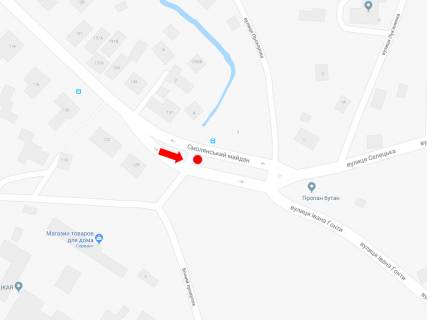 Billboard  in Zhytomyr, 3x6  Berdicivs'ka st. / Selec'ka st., Smolens'ka pl., rozdil'nik, v centr scheme