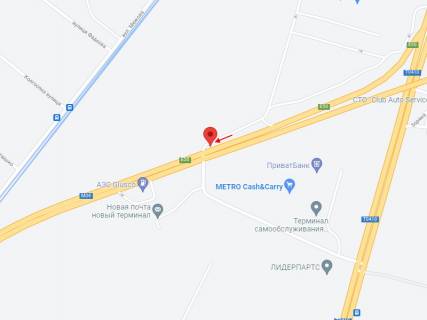 Billboard A in Pidgorodne, 6х3  Avtodoroga M04 (Donec'ke sose) v'izd do Epicentru ( rozpodiluvac) scheme