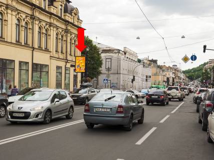 Citylight  in Kyiv, 1.8x1.2  Sagajdacnogo st., 22 / Borisoglibs'ka st., svitlofor, v bik Postovoi pl. Photo 1