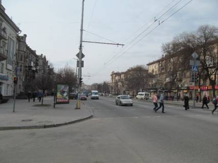 Billboard B in Zaporizhzhya, 1.8x1.2  Sobornij av. (kolis. Lenina av.) - Miru st. Photo 1