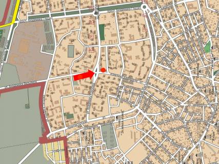 Billboard B in Odessa, 3x6  Vil'amsa st. / Korol'ova st., bila supermarketu "Tavria V", v bik Lustdorfs'koi dorogi scheme