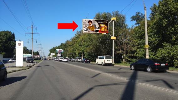 Billboard A in Kherson, 3x6  Berislavs'ke sose / Miru st., navproti avtosalonu "Reno" (flazok) Photo 1