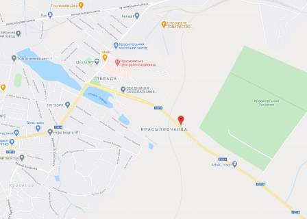 Billboard B in Kamyanka-Buzka, 3x6  Ostrovs'kogo st. scheme