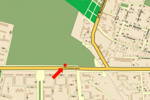 Billboard B in Vinnytsia, 3x6  Hmel'nic'ke sose / 600-ricca st. scheme