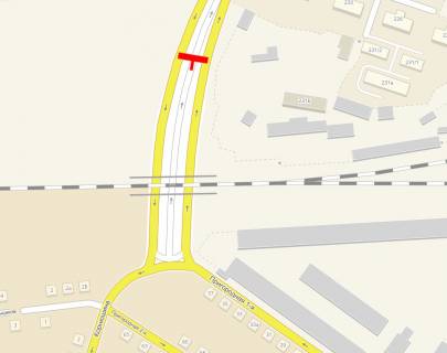 Billboard  in Odessa, 3x6  Zelabova st. - 6-a Stepova st. (kolis. Kornusina st.), z centru, livij scheme