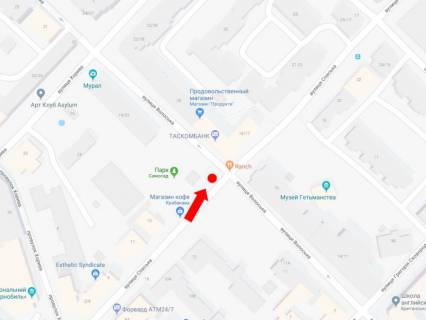 Citylight  in Kyiv, 1.8x1.2  Spas'ka st., 13 - st. Volos'ka, v storonu Nabereznoi scheme