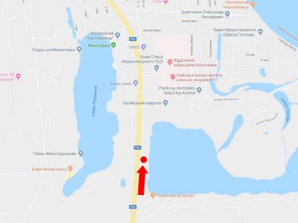 Billboard A in Kyiv, 3x6  Bogatirs'ka st., v bik Visgorodu scheme