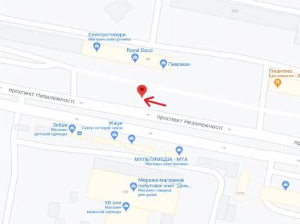 Scrolller, Scroll A in Chernivtsi Nezavisimosti av., 94 - 300136 scheme