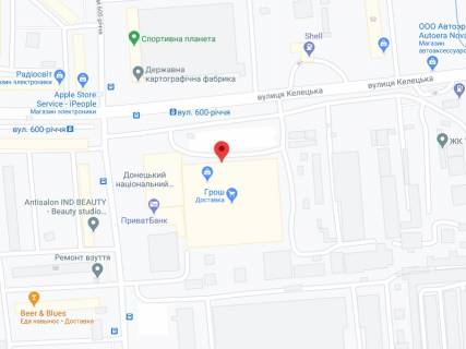 Video Billboard A in Vinnytsia Kelec'ka st., 47D, apteka "Koneks", prajs za rolik 10 sek 1 vihid/5 hvilin, na dvostoronn'omu ekrani, vid 144 vihodiv na den'. Rozrahunok dla insih parametriv translacii utocnujte u menedzera. - 301279 scheme