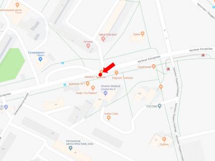 Billboard  in Kharkiv, 3x6  Ahsarova st., 11, navproti, v storonu Peremogi av. scheme