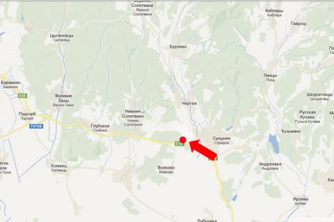 Billboard A in Seredne, 3x6  Траса Київ-Чоп, с. Середнє, в бік м. Ужгород, біля виноградників scheme