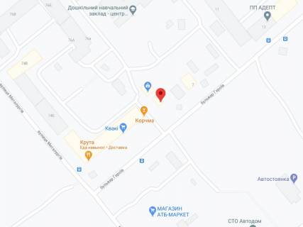 Video Billboard A in Kam'yanske (Dniprodzerzhinsk) Geroiv bst., 5, apteka "Med Servis", NoDp039, prajs za rolik 10 sek 1 vihid/5 hvilin, z 8:00-22:00. Rozrahunok dla insih parametriv translacii utocnujte u menedzera. - 301314 scheme