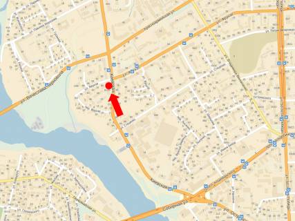 Citylight B in Vinnytsia, 1.8x1.2  Kiivs'ka st., 25, bila "OTP bank", z centru scheme