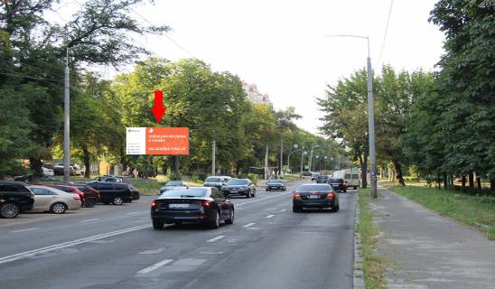 Billboard B in Kyiv, 3x6  Visgorods'ka st., 45, bila ZK "Parkove misto", v bik Sevcenka pl. Photo 1