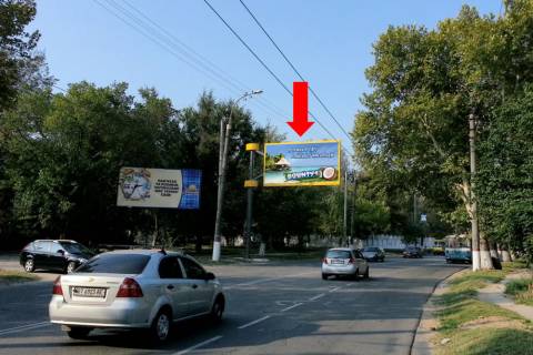 Billboard B in Kherson, 3x6  Kulika st. / Ingul's'kij av. (flazok) Photo 1