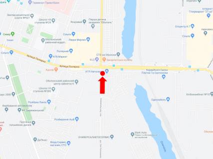 Prismatron, Prism A in Kyiv, 3x6  Kul'zenkiv sim'i st. (kolis. Degtarenka st.) - st. Polarna, v storonu supermarketu "Leroy Merlin", TC "Polarnij" - 220397 scheme